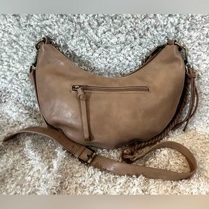 EUC Anthropologie Urban Originals Half-Moon Crossbody